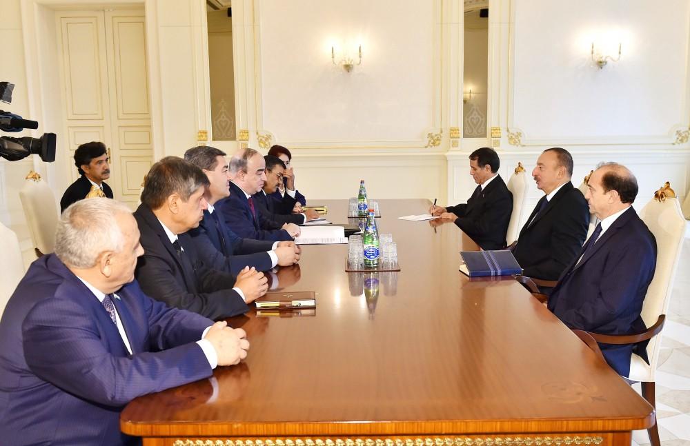 Президент Азербайджана принял председателя Палаты Представителей Верховного Меджлиса Таджикистана (ФОТО)