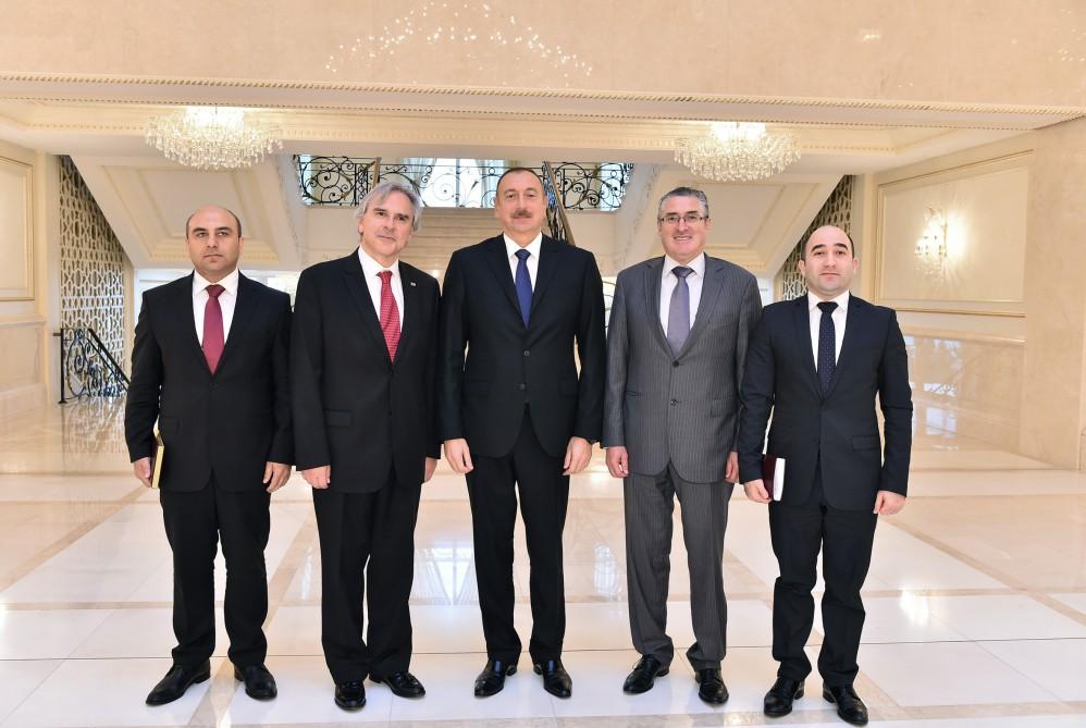 Президент Ильхам Алиев принял председателя группы дружбы с Азербайджаном парламента Чили (ФОТО)