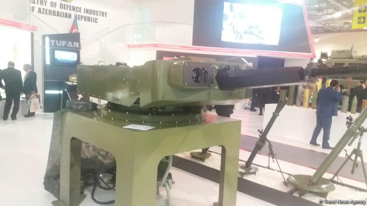Азербайджан демонстрирует снайперский пулемет Şimşək на выставке ADEX 2016 (FOTO)