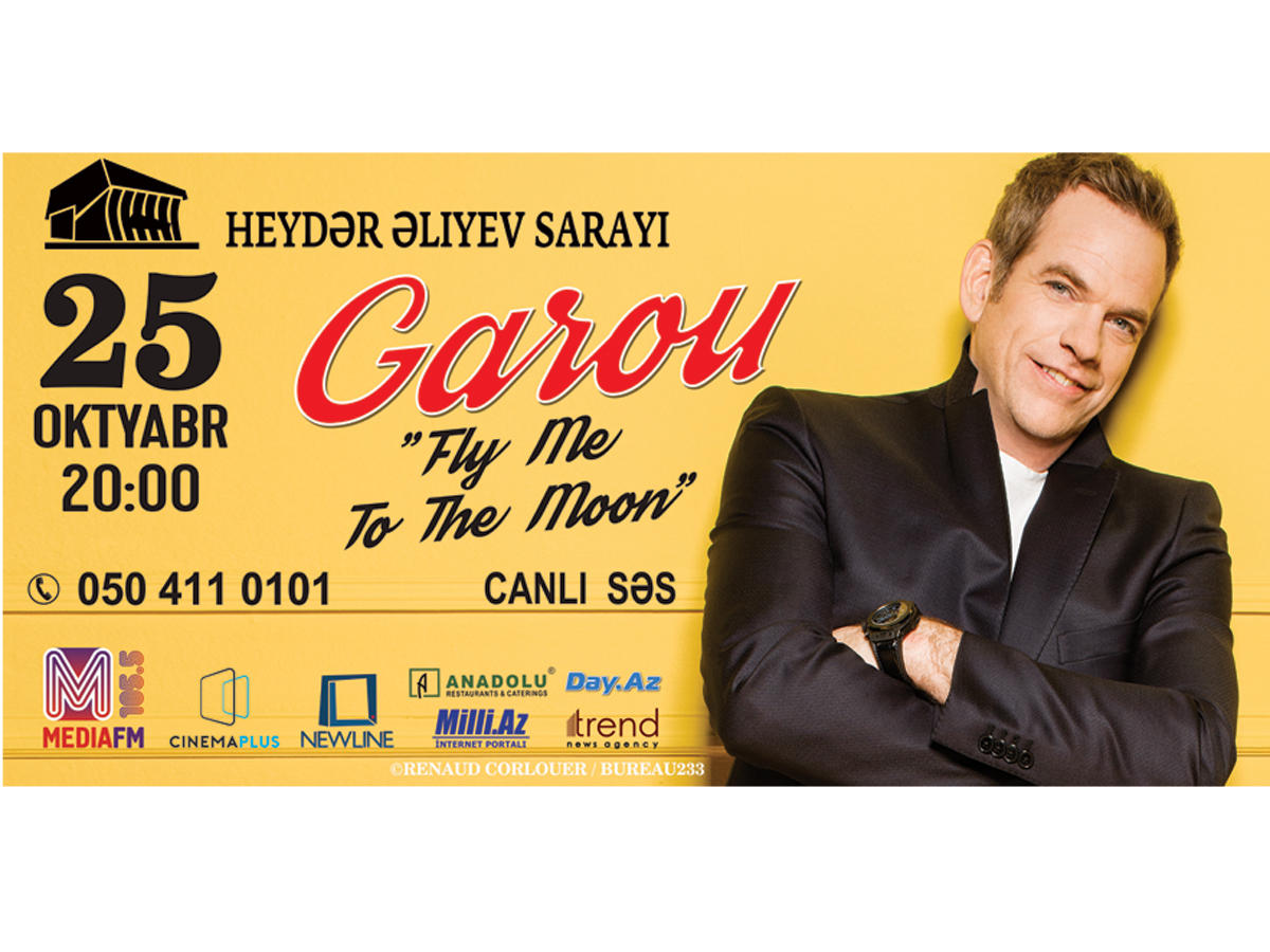 Мировое турне Garou в Баку: хиты американской эстрады, ритм-энд-блюз и французский шансон