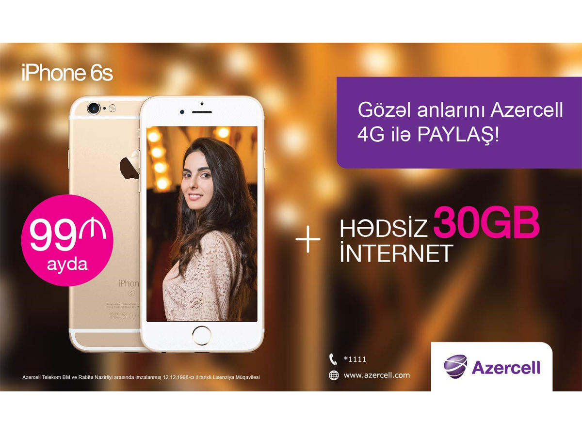 New profitable Phone 6S campaign from Azercell