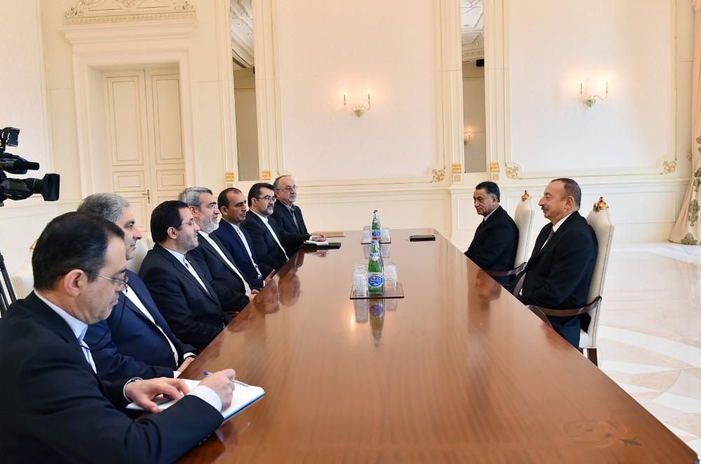 Ilham Aliyev receives Iran’s interior minister  (PHOTO)