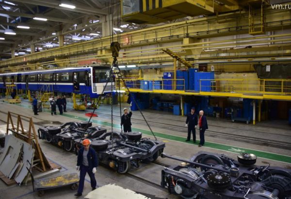 Russian plant begins manufacturing wheelsets for Baku Metro