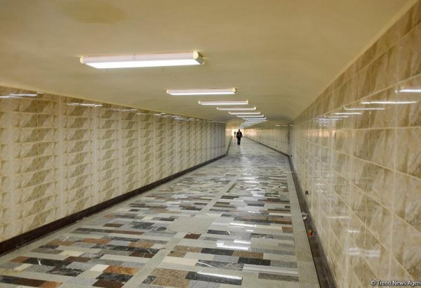 "Dərnəgül" deposunda yeraltı keçid istifadəyə verildi (FOTO)