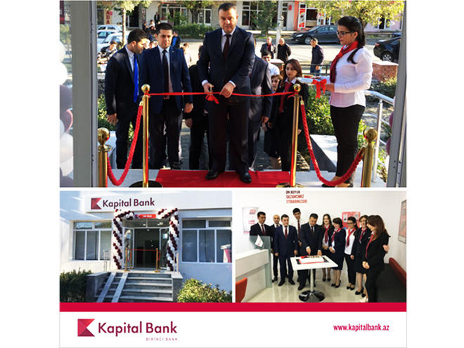 Kapital Bank-ın yenilənmiş Qax filialı istifadəyə verildi