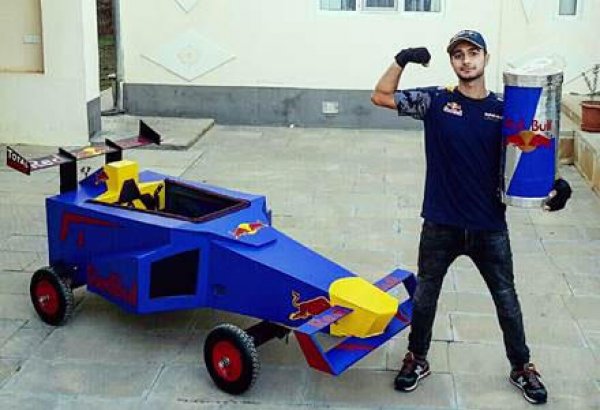 Деревянный F-1 претендует на победу в креативных гонках в Баку (ФОТО)