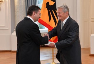 Посол Азербайджана вручил верительные грамоты президенту  Германии (ФОТО)