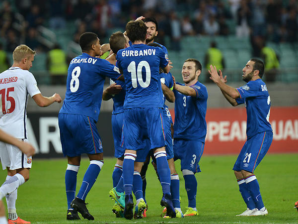 Азербайджан поднялся в рейтинге FIFA на 45 позиций