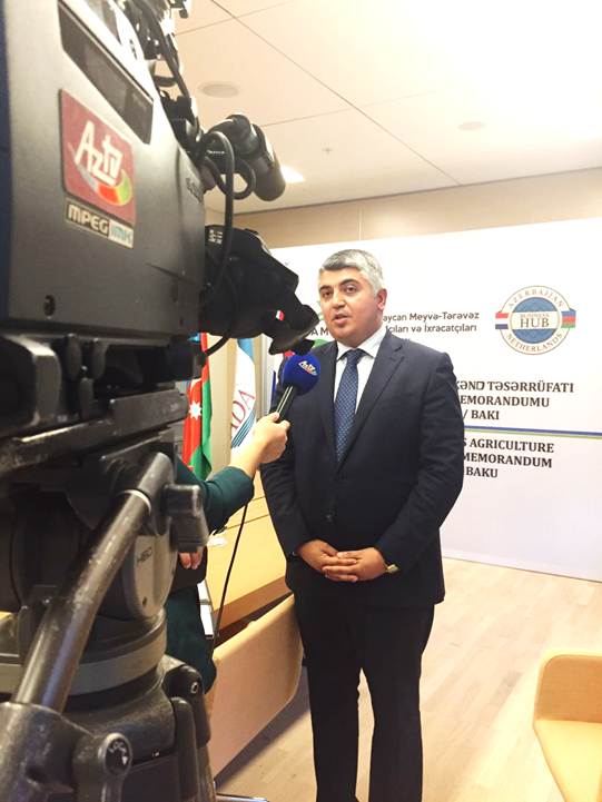 Azərbaycan və Hollandiya arasında kənd təsərrüfatına dair anlaşma memorandumu imzalanıb (FOTO)