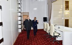 Ilham Aliyev views Aghstafa Cultural Center after renovation (PHOTO)