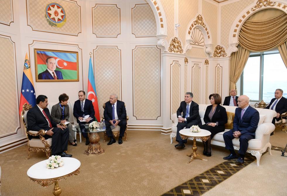 Президент Венесуэлы встретился со спикером парламента Азербайджана