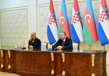Prezident İlham Əliyev: Azərbaycan ilə Xorvatiya strateji tərəfdaş və dostlardır (FOTO) (YENİLƏNİB)