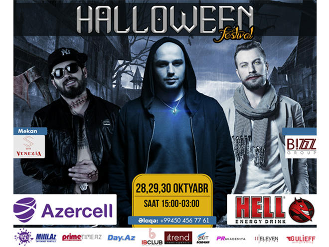 На Бакинском бульваре пройдет трехдневный фестиваль Halloween