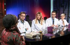 Известный врач стала гостьей азербайджанских телезвезд (ВИДЕО, ФОТО)