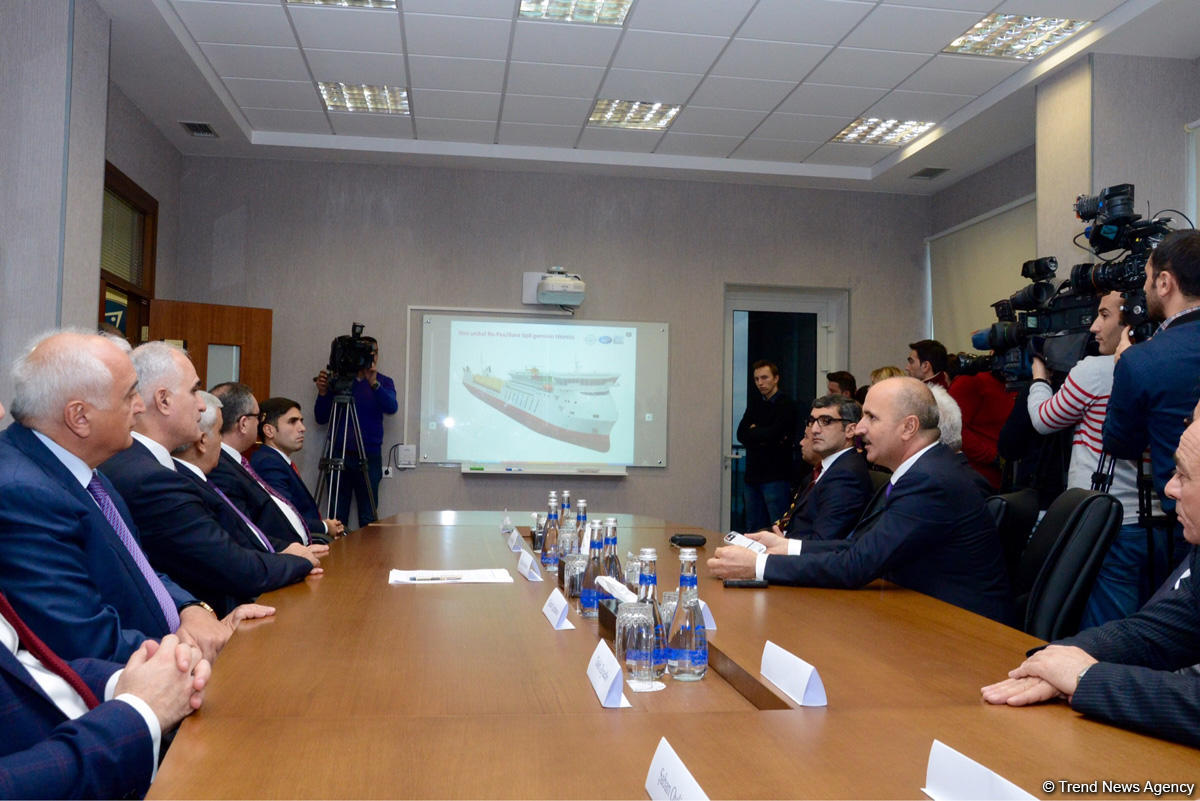 Подписан контракт на строительство в Азербайджане уникальных паромов типа Ro-Pax (ФОТО)
