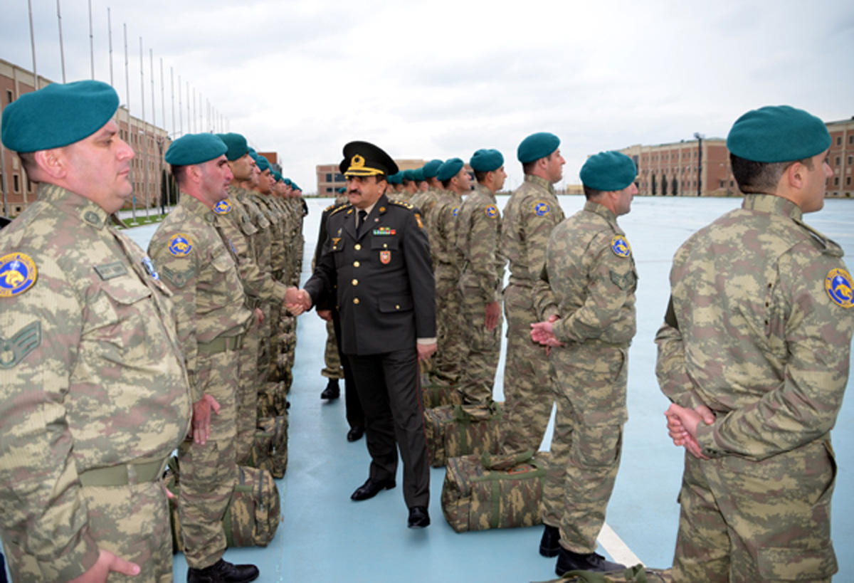 Группа азербайджанских миротворцев вернулись из Афганистана   (ФОТО)