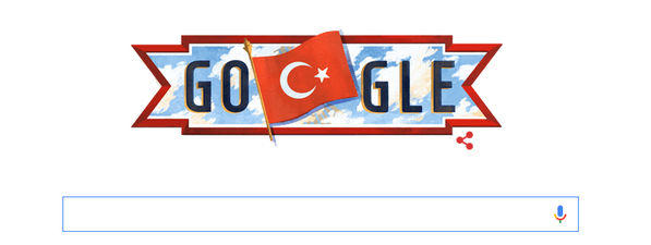 Google, 29 Ekim Cumhuriyet Bayramı'nı unutmadı