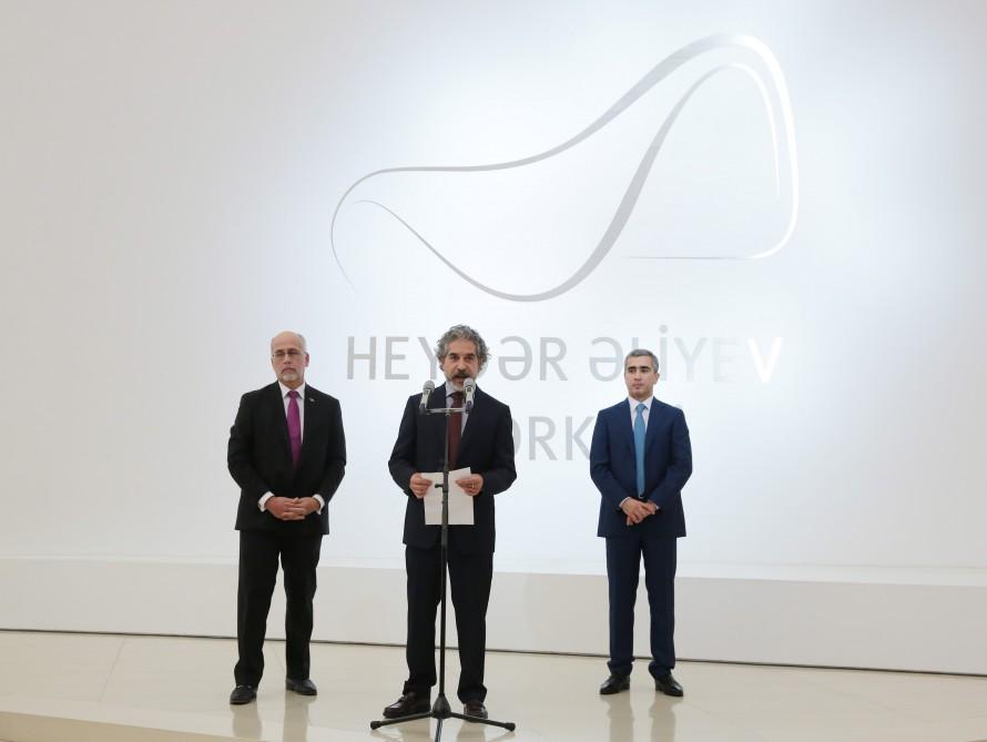 Вице-президент Фонда Гейдара Алиева Лейла Алиева приняла участие в открытии выставки «Воссоздание бытия» (ФОТО)