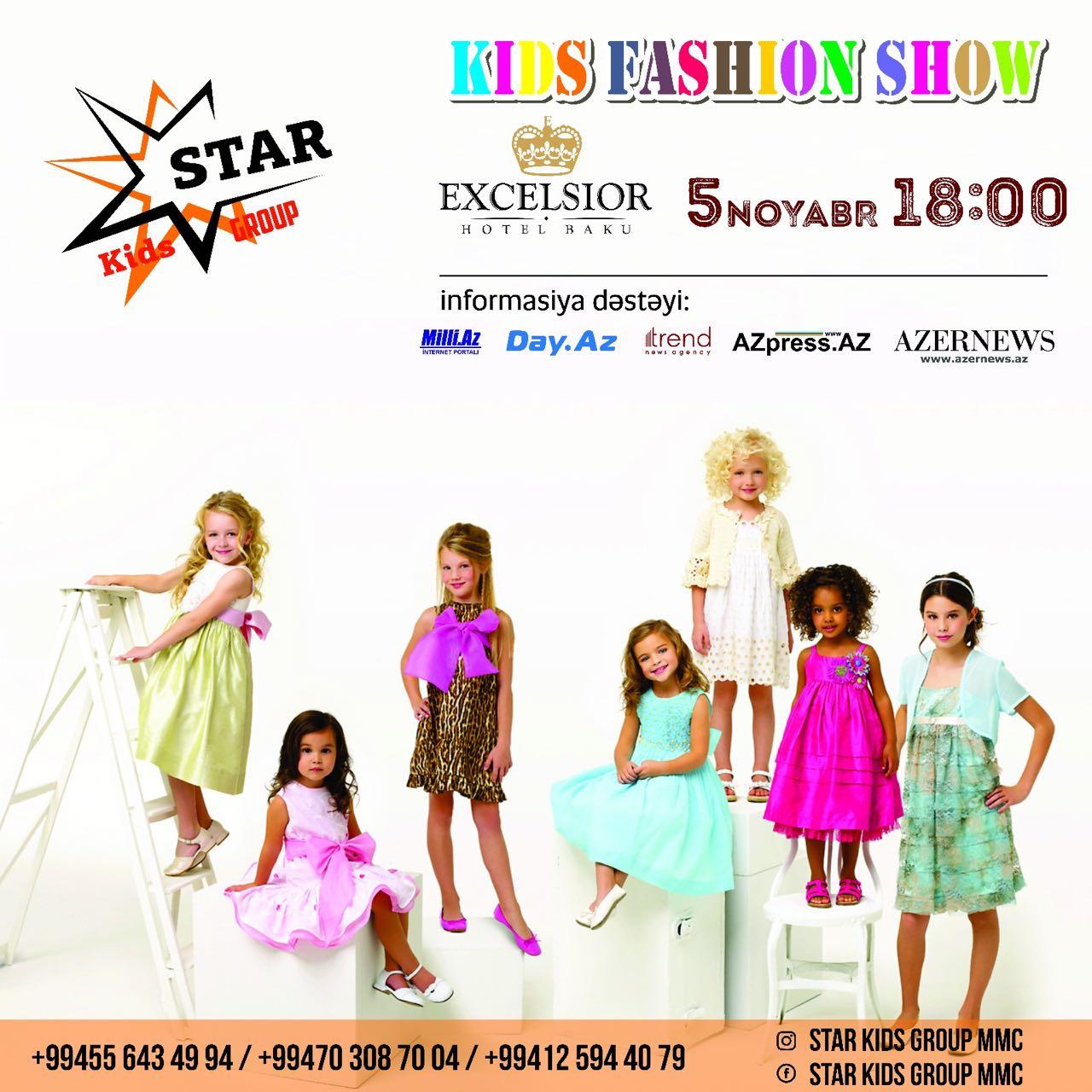 Bakıda "Kids Fashion Show" keçiriləcək (FOTO)