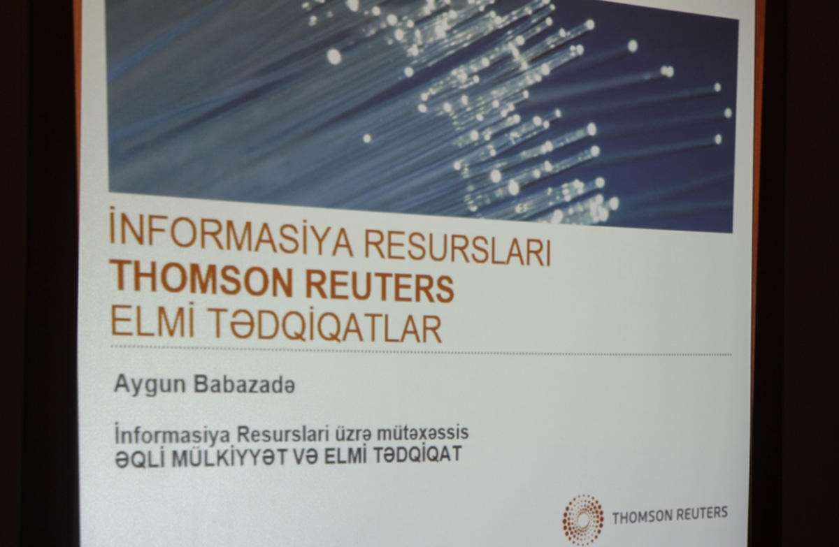 “Thomson Reuters”in nümayəndələri ATU-da olub (FOTO)