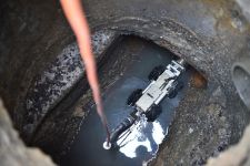 Bakıda kanalizasiya xətlərinin təmizlənməsində robotlardan istifadə olunur (FOTO)