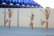 В Баку стартовал Чемпионат по акробатической гимнастике (ФОТО)