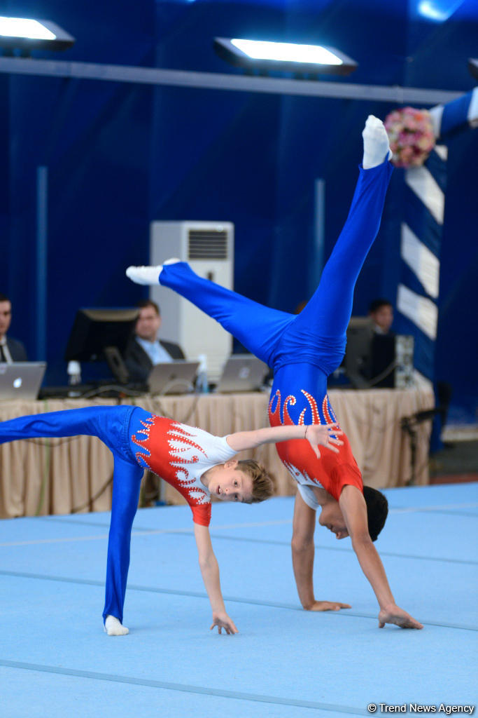 Acrobatic gymnastics championship kicks off in Baku  (PHOTO)