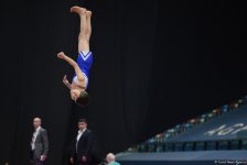 Akrobatika gimnastikası üzrə 23-cü Bakı çempionatının ikinci günü start götürüb (FOTO)