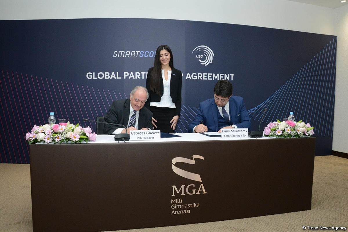 Azerbaijani SmartScoring and UEG sign new partnership deal (PHOTO)