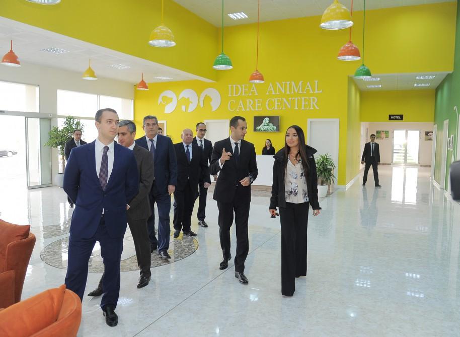Leyla Əliyeva  IDEA İctimai Birliyinin Heyvanlara Qayğı Mərkəzinin açılışında iştirak edib (FOTO)