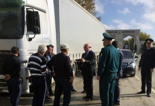 Российские таможенники обещают полностью устранить дорожные заторы на границе с Азербайджаном (ФОТО)
