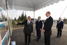 Ilham Aliyev opens newly renovated Birinji Shahsevan-Ahmadli-Dunyamalilar highway in Beylagan