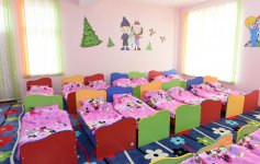 Ilham Aliyev attends opening of orphanage-kindergarten in Beylagan