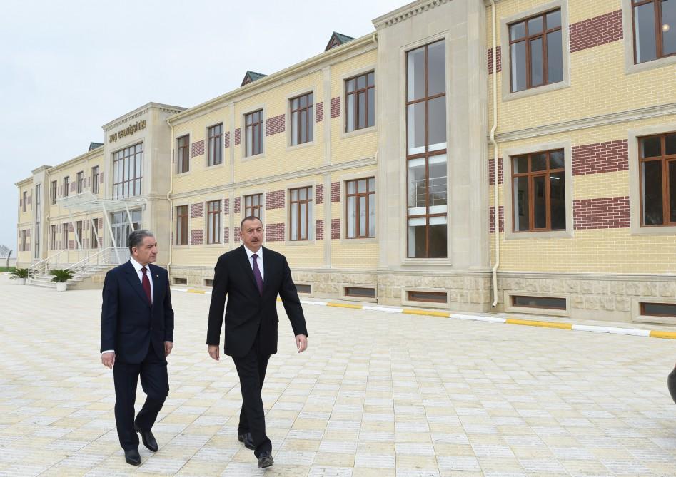President Aliyev inaugurates 240-seat school in Beylagan