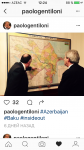 İtaliyanın xarici işlər naziri "Instagram"da Azərbaycan xəritəsini paylaşıb (FOTO)