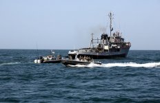 Ships join Azerbaijani Army’s war games (PHOTO)