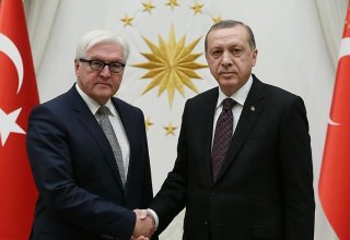 Cumhurbaşkanı Erdoğan, Almanya Dışişleri Bakanı Steinmeier'ı kabul etti