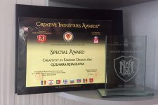 Gülnarə Xəlilova Rumıniyada “Creative Industries Awards” ali mükafatına layiq görülüb (FOTO/VİDEO)