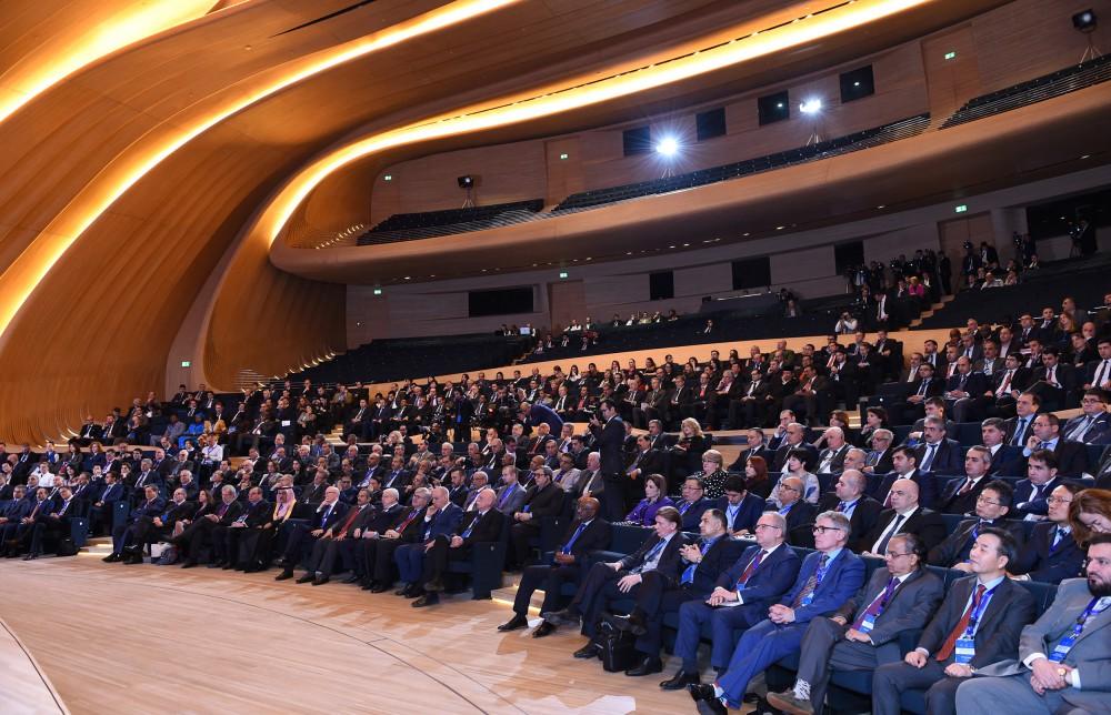 Ilham Aliyev taking part in 5th News Agencies World Congress (PHOTO)