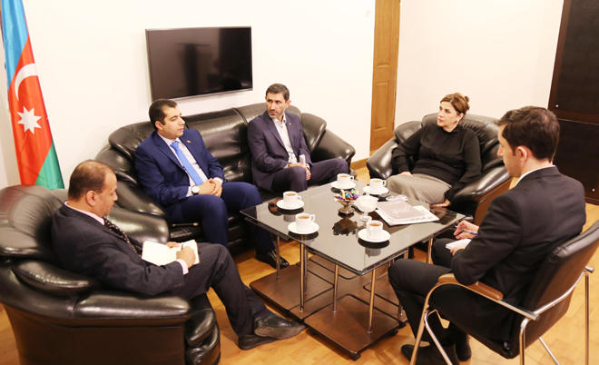 Главный редактор газеты «Ахбар аль-Адаб» посетил Переводческий центр при Кабмине Азербайджана