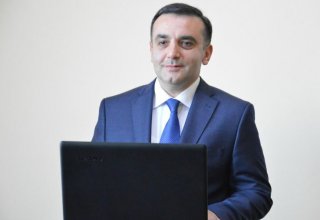 Azərbaycanın baş konsulu Batumi Dövlət Universitetində mühazirə oxuyub (FOTO)