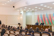 Azerbaijani, Belarusian presidents make press statements (PHOTO)