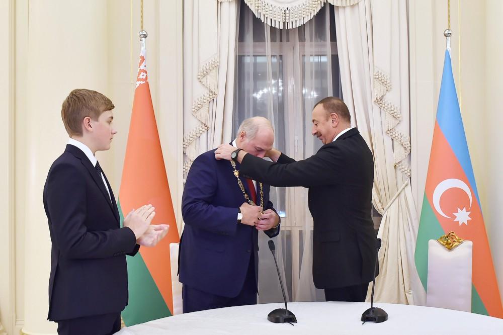 Александр Лукашенко: Процесс развития, идущий под руководством Президента Ильхама Алиева,  является уникальным опытом Азербайджана (ФОТО)
