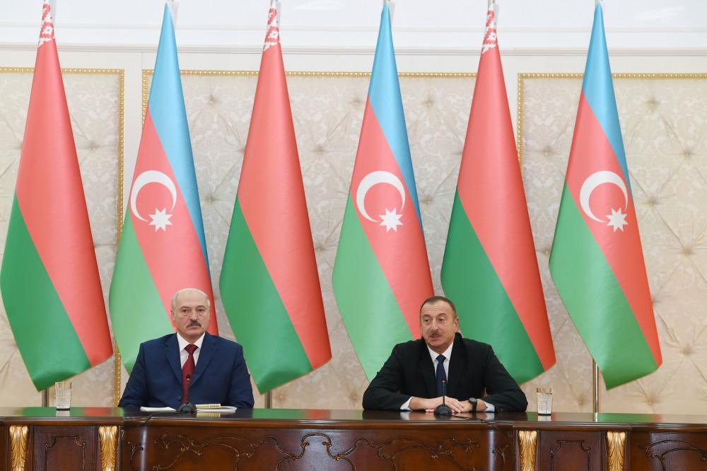 Президент Ильхам Алиев: Между Азербайджаном и Беларусью сложились уникальные отношения