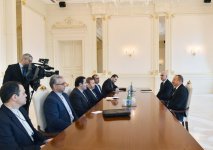 Ilham Aliyev receives Iranian ICT minister