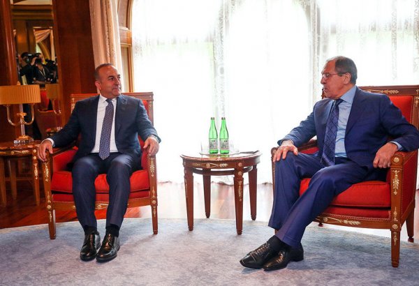 Astanada Lavrov-Zərif-Çavuşoğlu görüşü başladı