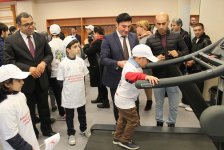Дети, больные гемофилией, посетили Республиканский велотрек в Баку (ФОТО)