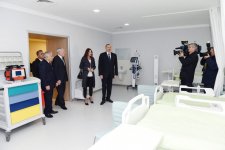 President Ilham Aliyev viewed newly renovated Zardab District Central Hospital (PHOTO)
