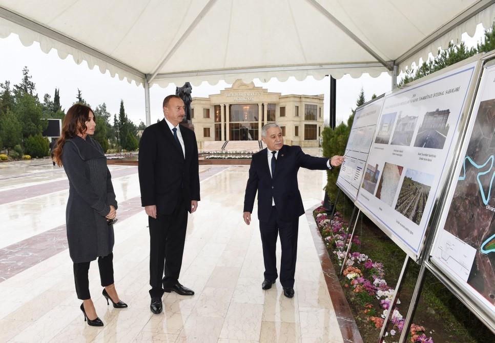 Prezident İlham Əliyev və xanımı Zərdaba səfərə gəliblər (FOTO)