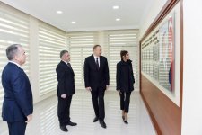 Ilham Aliyev with spouse inaugurate Chess School in Tartar (PHOTO)